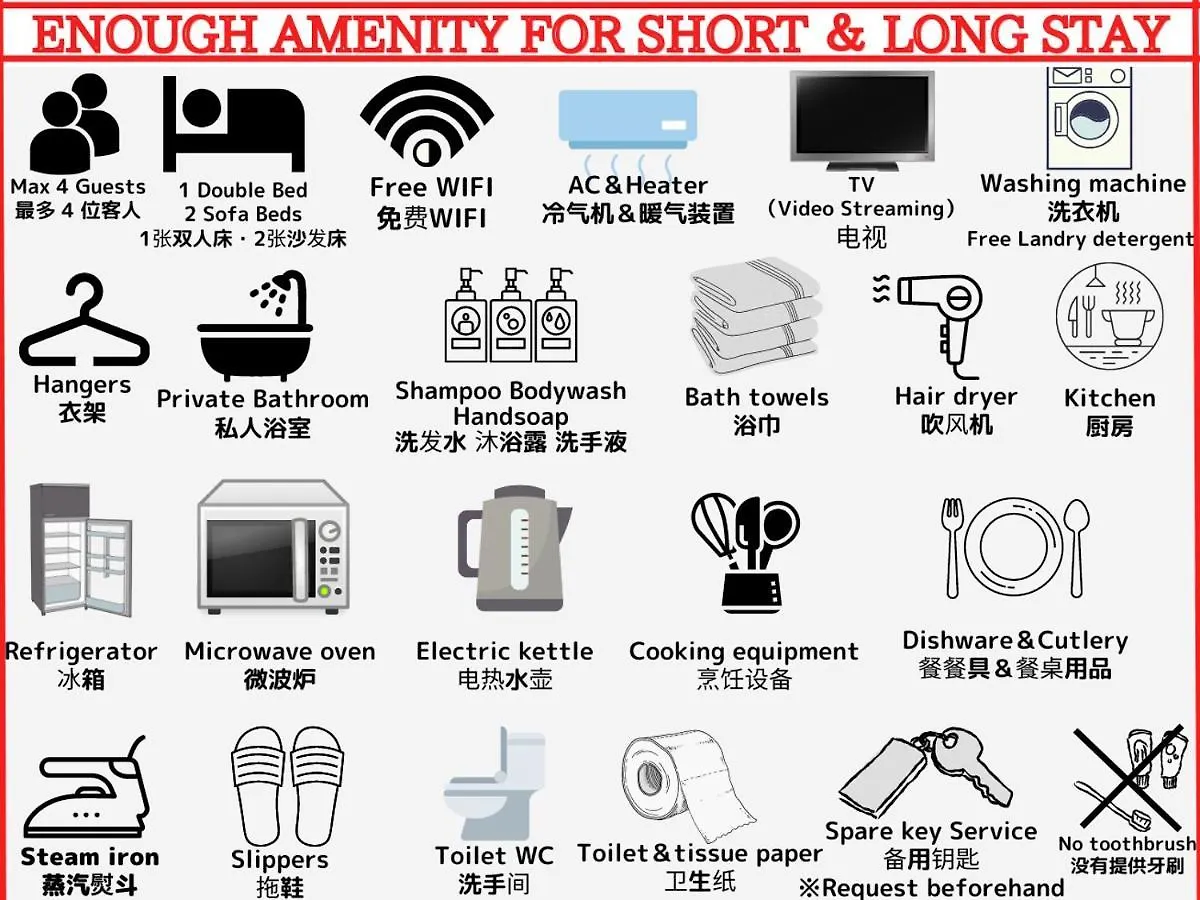Best Shinjuku Modern Full-Furnished Apartment1 Only 2Min To Shinjuku By Train Präfektur Tokio 0*,